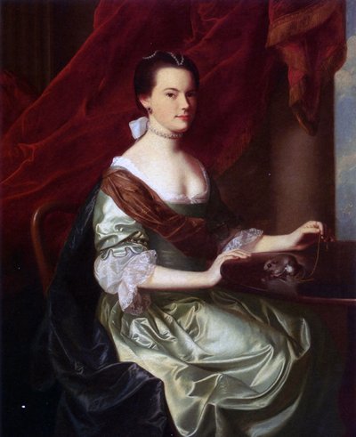Mrs Theodore Atkinson Jr. (Frances Deering Wentworth) by John Singleton Copley